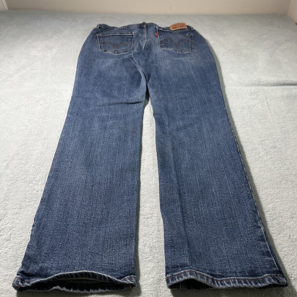 Y2K 2000s Levis 505 Straight Jeans Womens 28x29 Hamilton Blue Skinny Slim